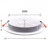 LED Ceiling Lamp Recessed Spotlight Downlight Cool / Warm White 5W-36W AC 90-260V For Living Room and Shopping Mall Lighting
