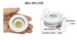 LED Recessed Lighting Downlight Dimmable COB Mini 10pcs/pack 3W 5W 7W Equal 36W 50W 80W Hologen Lamp 110V 220V