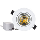 LED Recessed Lighting Downlight Dimmable COB Mini 10pcs/pack 3W 5W 7W Equal 36W 50W 80W Hologen Lamp 110V 220V