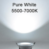 LED Recessed Lighting Downlight Dimmable COB Mini 10pcs/pack 3W 5W 7W Equal 36W 50W 80W Hologen Lamp 110V 220V