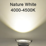 LED Recessed Lighting Downlight Dimmable COB Mini 10pcs/pack 3W 5W 7W Equal 36W 50W 80W Hologen Lamp 110V 220V