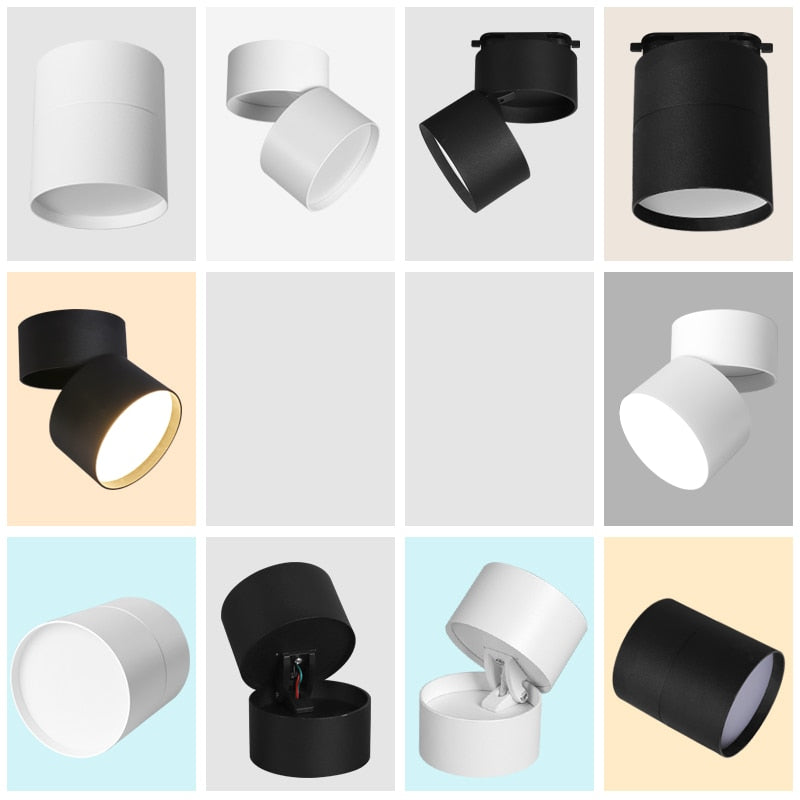 LED Downlight Ceiling Spot lights for Living Lamp 7w 12w 15w Ceiling Lighting For Kitchen Bathroom light Surface mounted