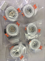 Dimmable Led Downlight Light COB Ceiling Spot Light 3W AC85-265V Aluminum Ceiling Recessed Lights Indoor Lighting Cutout 50mm