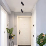 Tinlaibor Dimmable Foldable / Rotatable 12W 7*15cm Spotlight Living room TV Background wall Ceiling LED Downlight COB Anti glare