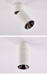 Tinlaibor Dimmable Foldable / Rotatable 12W 7*15cm Spotlight Living room TV Background wall Ceiling LED Downlight COB Anti glare