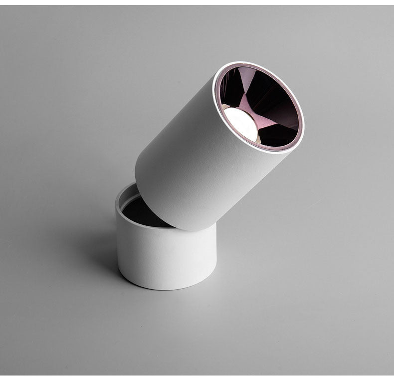 Tinlaibor Dimmable Foldable / Rotatable 12W 7*15cm Spotlight Living room TV Background wall Ceiling LED Downlight COB Anti glare