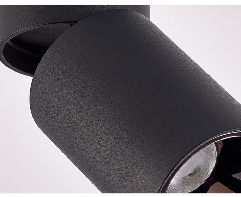 Tinlaibor Dimmable Foldable / Rotatable 12W 7*15cm Spotlight Living room TV Background wall Ceiling LED Downlight COB Anti glare