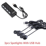 etrnLED USB Spot Light Mini Led Lamp Jewelry Showcase Wine Cabinet Lighting Kit 1W 3W Adjustable Spotlights Ceiling Downlight 5V