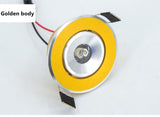Mini LED COB Downlight 3W Gold Black Silver White Aluminum Lamp Body Easy Installation Dimmable 110V 220V 3000K 4000K 6500K