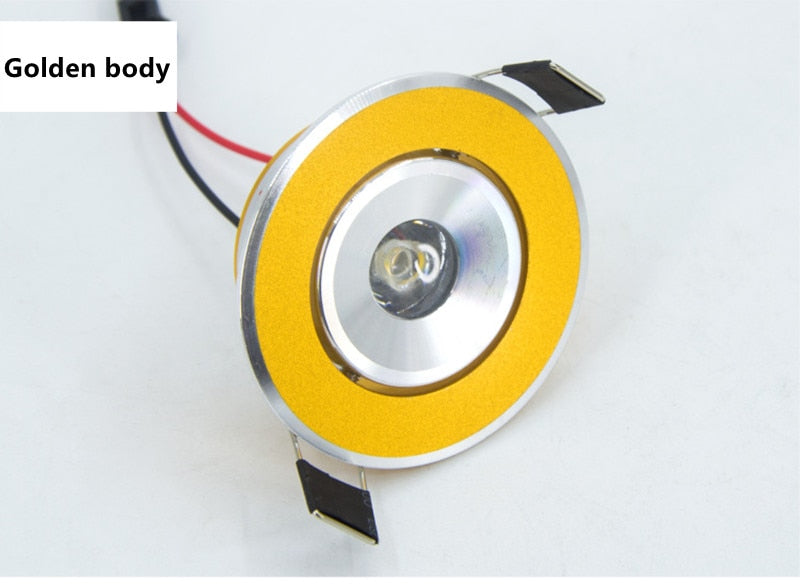 Mini LED COB Downlight 3W Gold Black Silver White Aluminum Lamp Body Easy Installation Dimmable 110V 220V 3000K 4000K 6500K