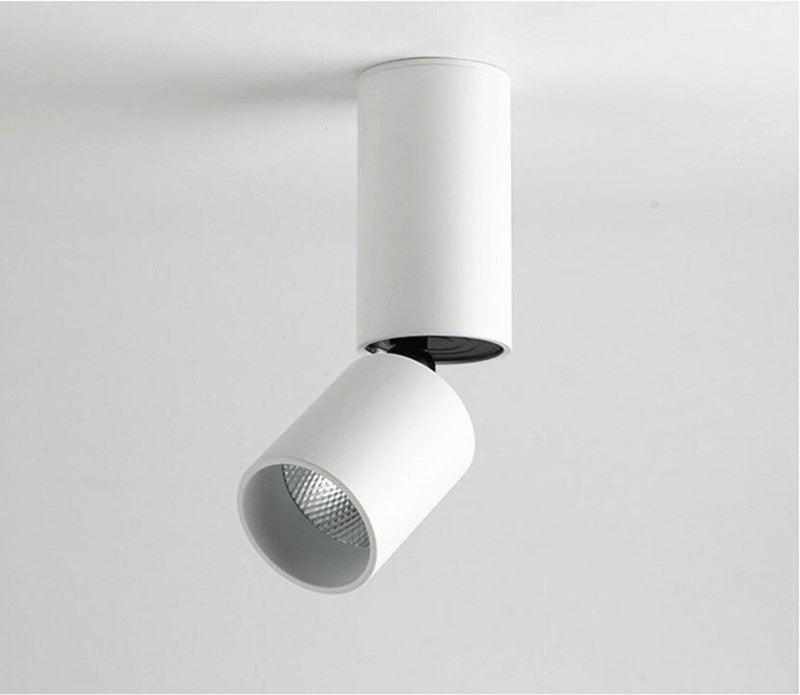 Dimmable Rotating LED Downlights 7W 12W 15W COB LED Ceiling Spot Lights AC110-220V LED Wall Lamp Warm Cold White Indoor Lighting