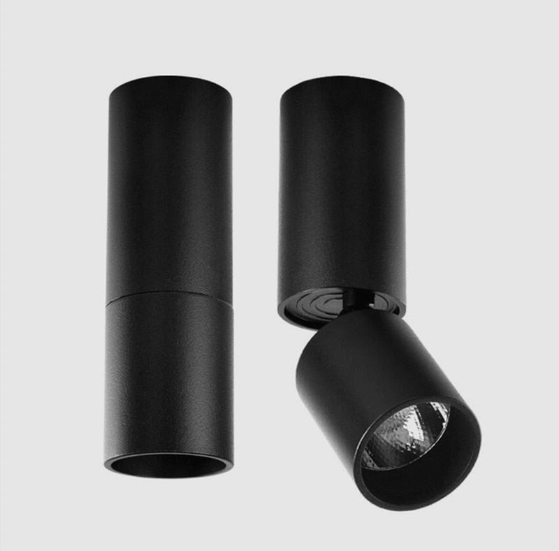 Dimmable Rotating LED Downlights 7W 12W 15W COB LED Ceiling Spot Lights AC110-220V LED Wall Lamp Warm Cold White Indoor Lighting