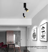 Dimmable Rotating LED Downlights 7W 12W 15W COB LED Ceiling Spot Lights AC110-220V LED Wall Lamp Warm Cold White Indoor Lighting