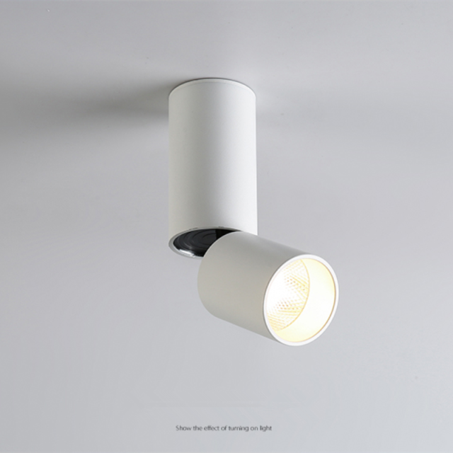 Dimmable Rotating LED Downlights 7W 12W 15W COB LED Ceiling Spot Lights AC110-220V LED Wall Lamp Warm Cold White Indoor Lighting