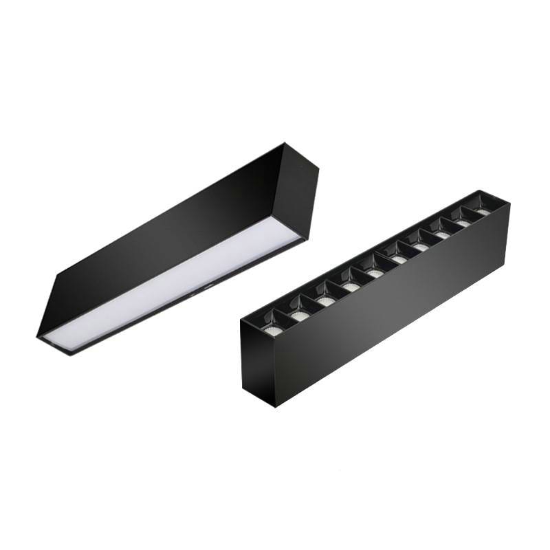 Frameless surface mounted Downlight AC110V-240V LED Linear Bar Lamp Aluminum Ceiling Light Long Strip Corridor Bedroom Decor