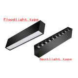 Frameless surface mounted Downlight AC110V-240V LED Linear Bar Lamp Aluminum Ceiling Light Long Strip Corridor Bedroom Decor