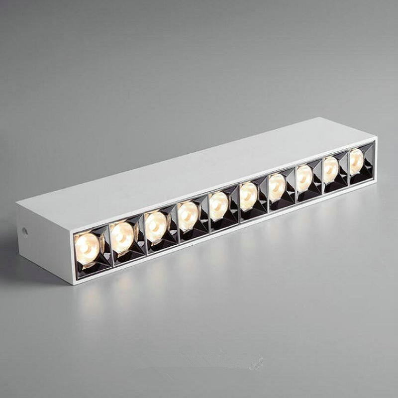 Frameless surface mounted Downlight AC110V-240V LED Linear Bar Lamp Aluminum Ceiling Light Long Strip Corridor Bedroom Decor