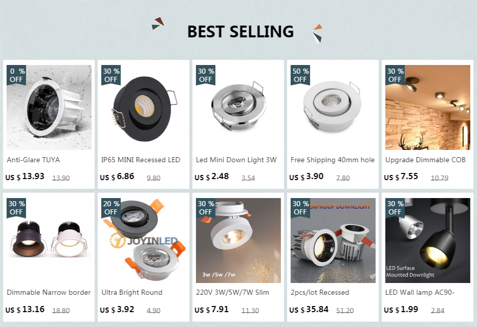 MR16 GU10 Recessed Ceiling Downlight Spot lighting Bulb COB Spot light Indoor LED Ceiling Light Frame Square Lighting Fixtures