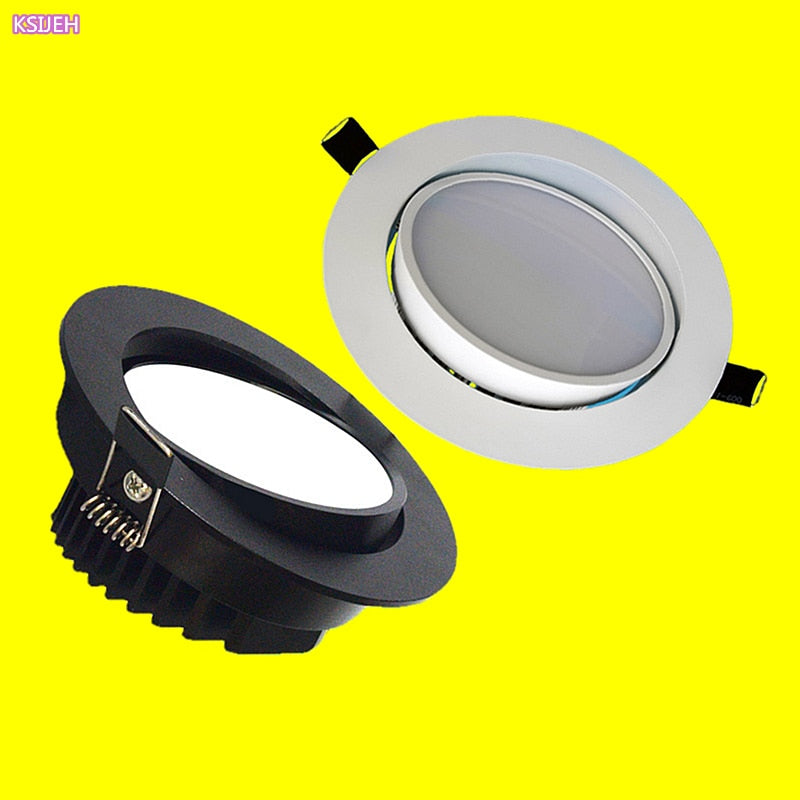Dimmable Recessed LED Downlights 5W 7W 9W 12W 15W 18W COB LED Ceiling Spot Lights 110-240V LED Ceiling Lamps Indoor Lighting
