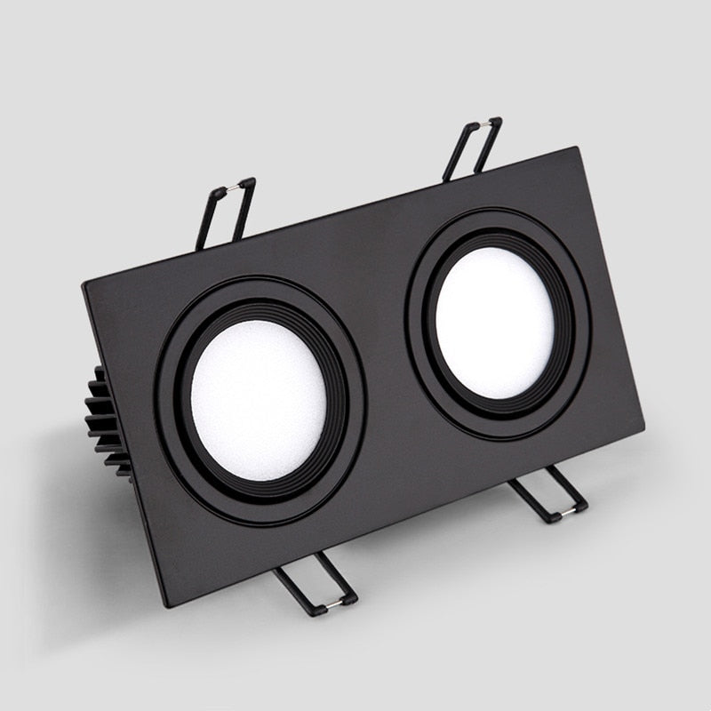 Led Downlight Square Dimmable COB Spot 5W 7W 10W 14W 20W AC85-265V ceiling recessed Indoor Lighting