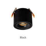 Foldable Dimmable LED COB Recessed Downlight Black/White Housing 7W 10W 15W 18W LED Ceiling Spot Light for Pictures Background