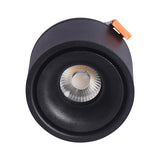 Foldable Dimmable LED COB Recessed Downlight Black/White Housing 7W 10W 15W 18W LED Ceiling Spot Light for Pictures Background