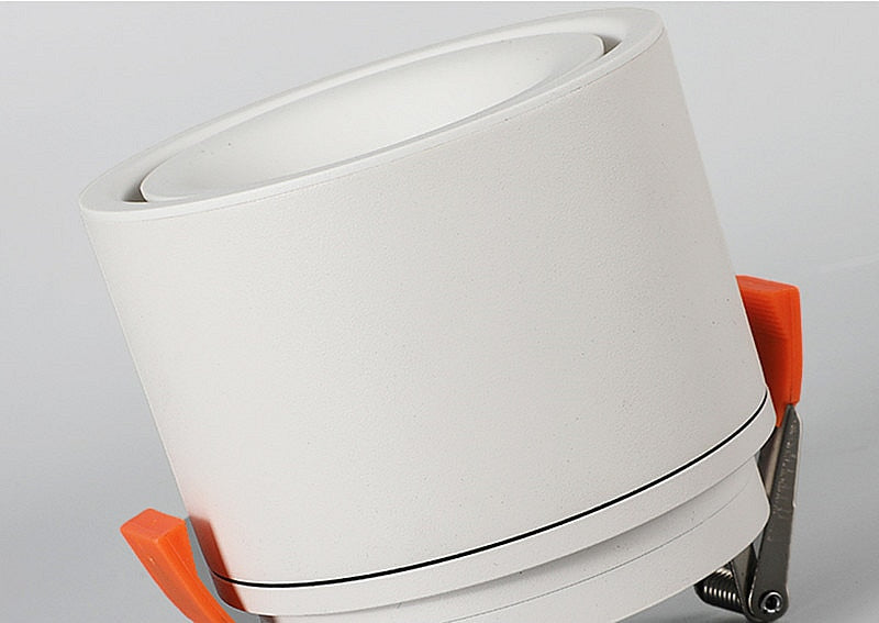 Foldable Dimmable LED COB Recessed Downlight Black/White Housing 7W 10W 15W 18W LED Ceiling Spot Light for Pictures Background