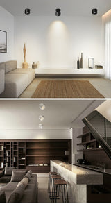 Foldable Dimmable LED COB Recessed Downlight Black/White Housing 7W 10W 15W 18W LED Ceiling Spot Light for Pictures Background