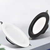LED downlight embedded ceiling light spotlight hole light living room 6W 9W 15W 20W ultra-thin engineering downlight