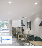 LED downlight embedded ceiling light spotlight hole light living room 6W 9W 15W 20W ultra-thin engineering downlight