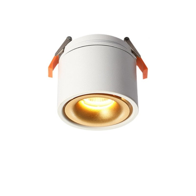 Foldable Dimmable LED COB Recessed Downlight Black/White Housing 7W 12W 15W 18W LED Ceiling Spot Light for Pictures Background