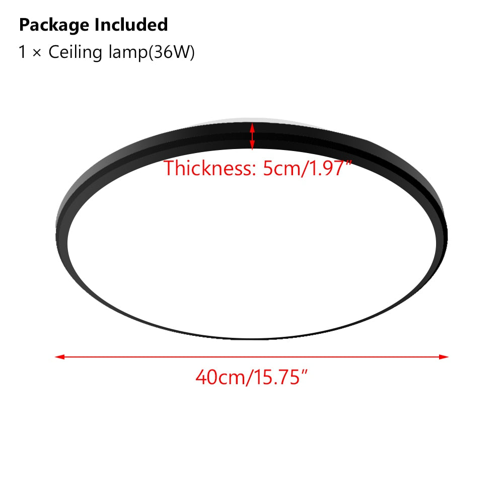 Led Ceiling Light Downlight Round 220V 12W 18W 24W 36W Modern Wall Flush Mount For Bedroom Kitchen in Living Room Outdoor lamp