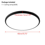 Led Ceiling Light Downlight Round 220V 12W 18W 24W 36W Modern Wall Flush Mount For Bedroom Kitchen in Living Room Outdoor lamp