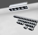 Square Recessed Dimmable LED Downlights 2W 4W 6W 10W 20W 30W COB LED Ceiling Lamp AC110V~220V LED Wall Spot Lights Indoor Lighting