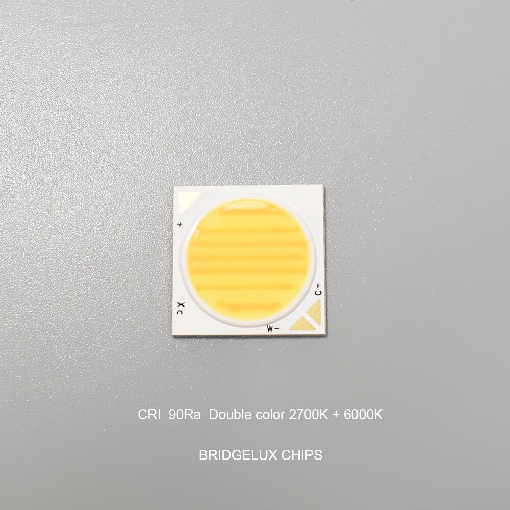 LED Downlight 19X19mm 24W 30W 36W Warm 2700K Daylight 6000K Double Color COB LED High CRI 90Ra for Downlights Spotlights Tracking Lamp