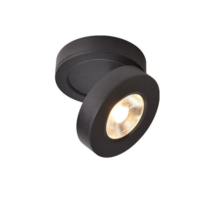 Track rail Led Downlight COB Ceiling 3W 5W 7W Down light Surface mounted Round Led Panel Light Spotlight Indoor Lighting