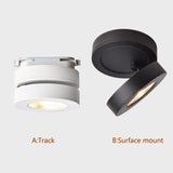 Track rail Led Downlight COB Ceiling 3W 5W 7W Down light Surface mounted Round Led Panel Light Spotlight Indoor Lighting