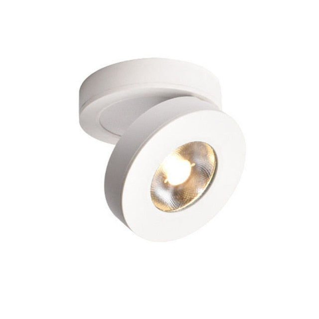 Track rail Led Downlight COB Ceiling 3W 5W 7W Down light Surface mounted Round Led Panel Light Spotlight Indoor Lighting