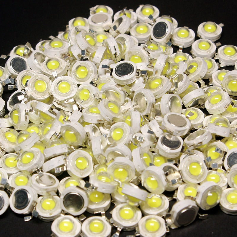 High Power LED Light-Emitting Diode LEDs Chip SMD 10pcs 1W 3W Warm White Red Green Blue Yellow For SpotLight Downlight Lamp Bulb