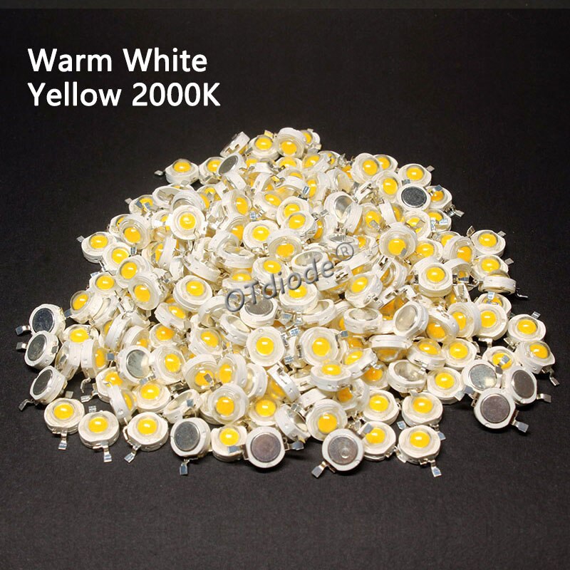 High Power LED Light-Emitting Diode LEDs Chip SMD 10pcs 1W 3W Warm White Red Green Blue Yellow For SpotLight Downlight Lamp Bulb