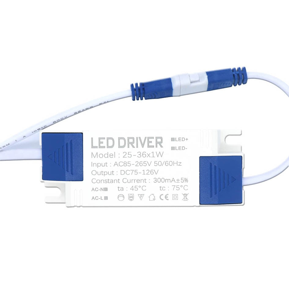 LED Power Supply Driver 1W 3W 4W 7W 8W 12W 18W 25W 36W 300mA Lighting Transformers For LED Power Light Panel Light Downlight DIY