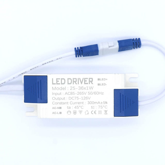LED Power Supply Driver 1W 3W 4W 7W 8W 12W 18W 25W 36W 300mA Lighting Transformers For LED Power Light Panel Light Downlight DIY