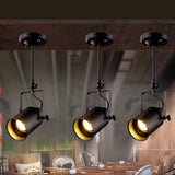 Vintage Industrial LED Wall Spotlight Rustic Loft Wall Sconce Single Track Lamp Ceiling Bar Lights Lighting Angle Adjustable