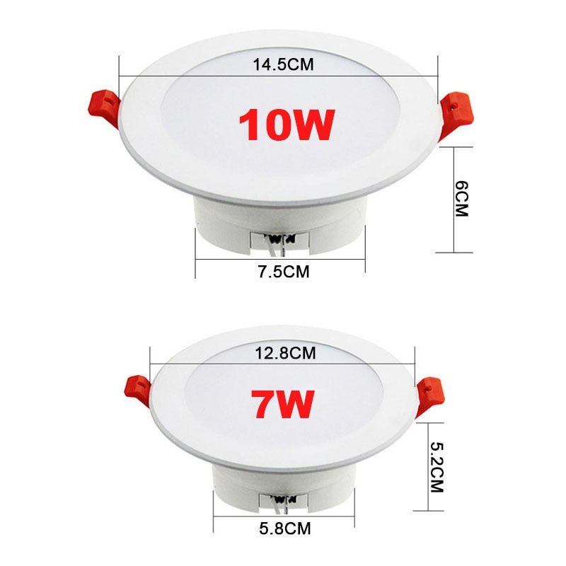 Lonsonho Zigbee Smart Downlight Led Spot Light RGB+CW 7W 10W Wireless Control Compatible Tuya Smartthings Alexa Google Home