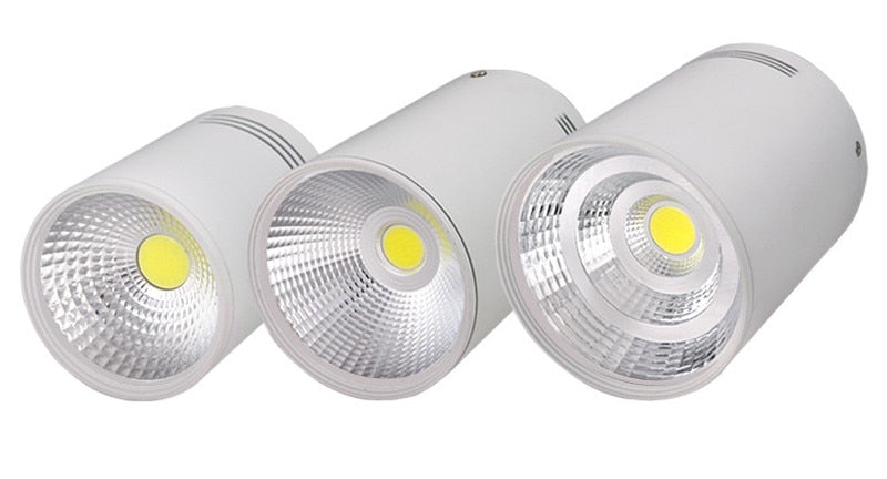 Super Bright Dimmable LED COB Ceiling Spot Lamp 7W 9W 12W 15W 18W Surface Mount Downlight for Indoor Lighting Kitchen Bedroom