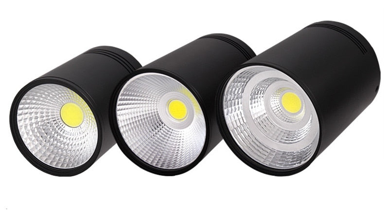 Super Bright Dimmable LED COB Ceiling Spot Lamp 7W 9W 12W 15W 18W Surface Mount Downlight for Indoor Lighting Kitchen Bedroom