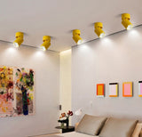 High quality dimmable Rotating LED Downlights Surface Mounted adjustment COB AC85-265V 360° LED Ceiling Lamp Spot lights