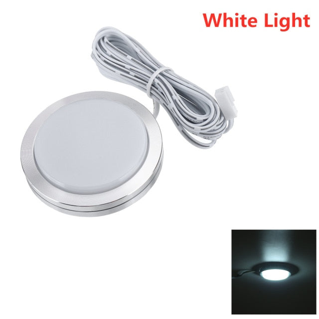 Caravan Interior Downlights Under Cabinet Recessed Spot Light Dome 4/6pcs 18LED Ceiling Lamp for Boat RV Camper Kitchen Showcase