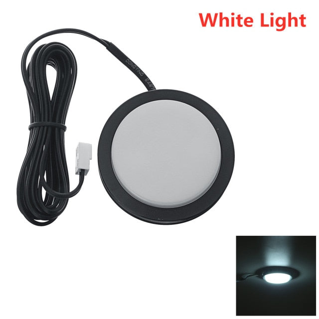 Caravan Interior Downlights Under Cabinet Recessed Spot Light Dome 4/6pcs 18LED Ceiling Lamp for Boat RV Camper Kitchen Showcase