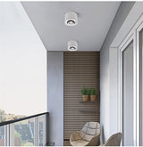 Dimmable COB LED Downlight Surface Mounted Light Fixture 360 Degree Rotating lamp for Kitchen Bathroom Living Room Bedroom